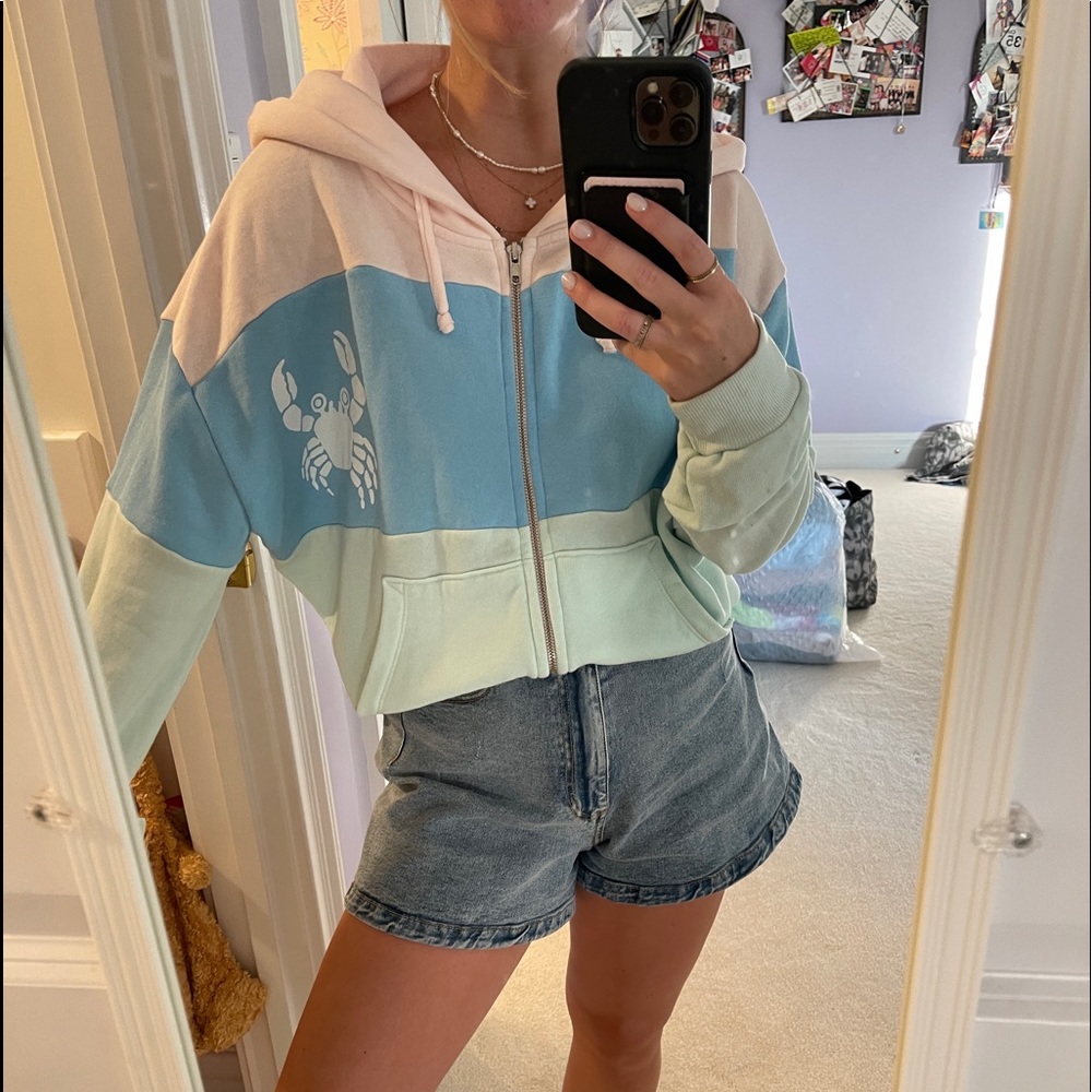 Wildfox zip up hoodie